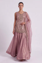 Gulkand Lehenga Set - Dorie Atelier