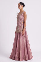 Gulkand Lehenga Set - Dorie Atelier