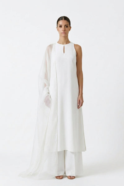 Ivory Kurta Palazzo Set