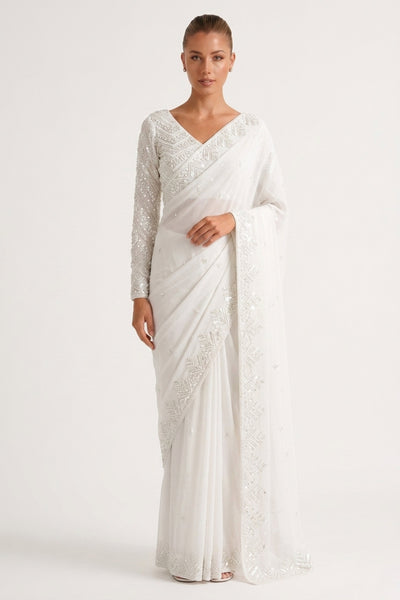 Ivory Sitara Saree