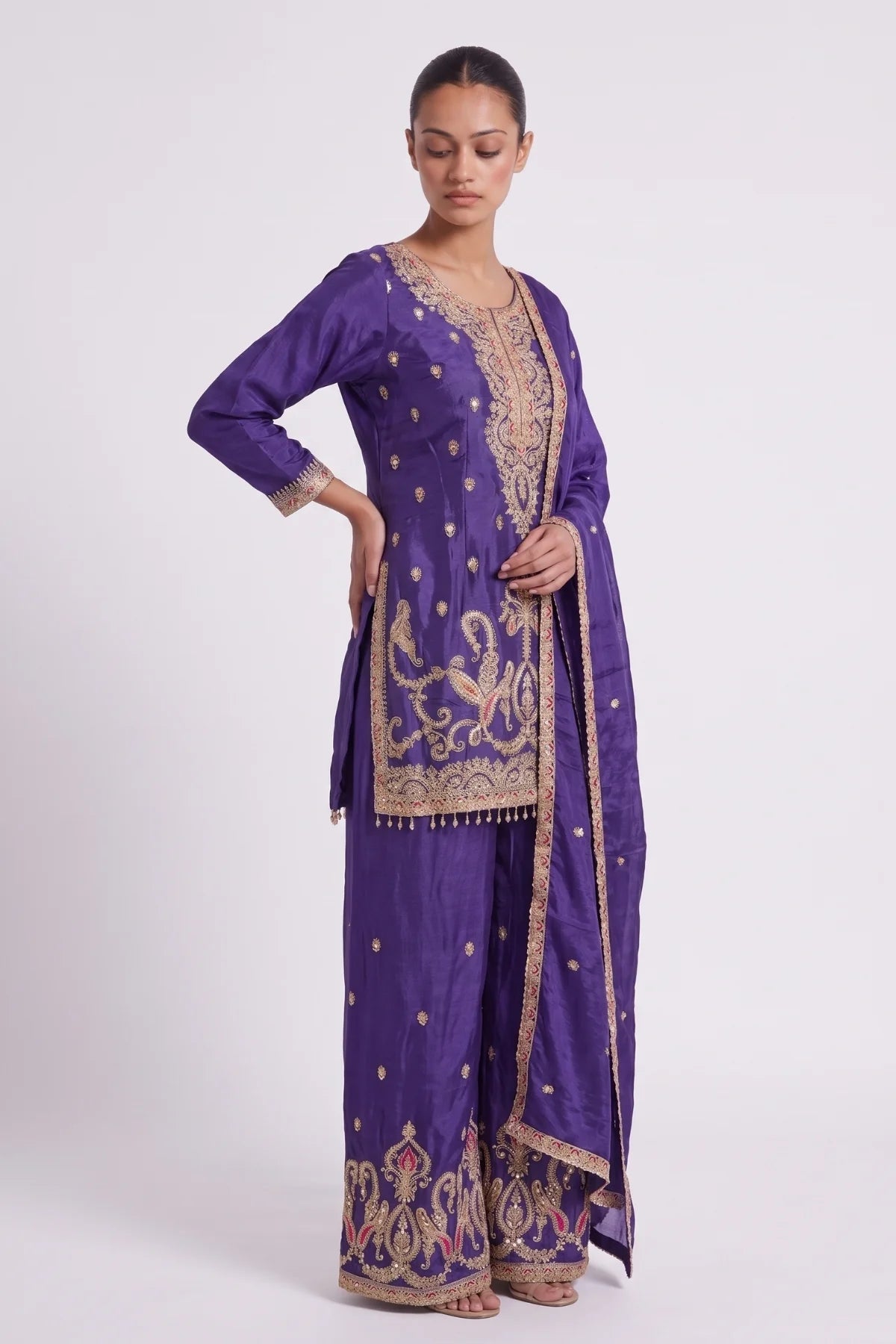 Jamuni Straight Suit - Dorie Atelier