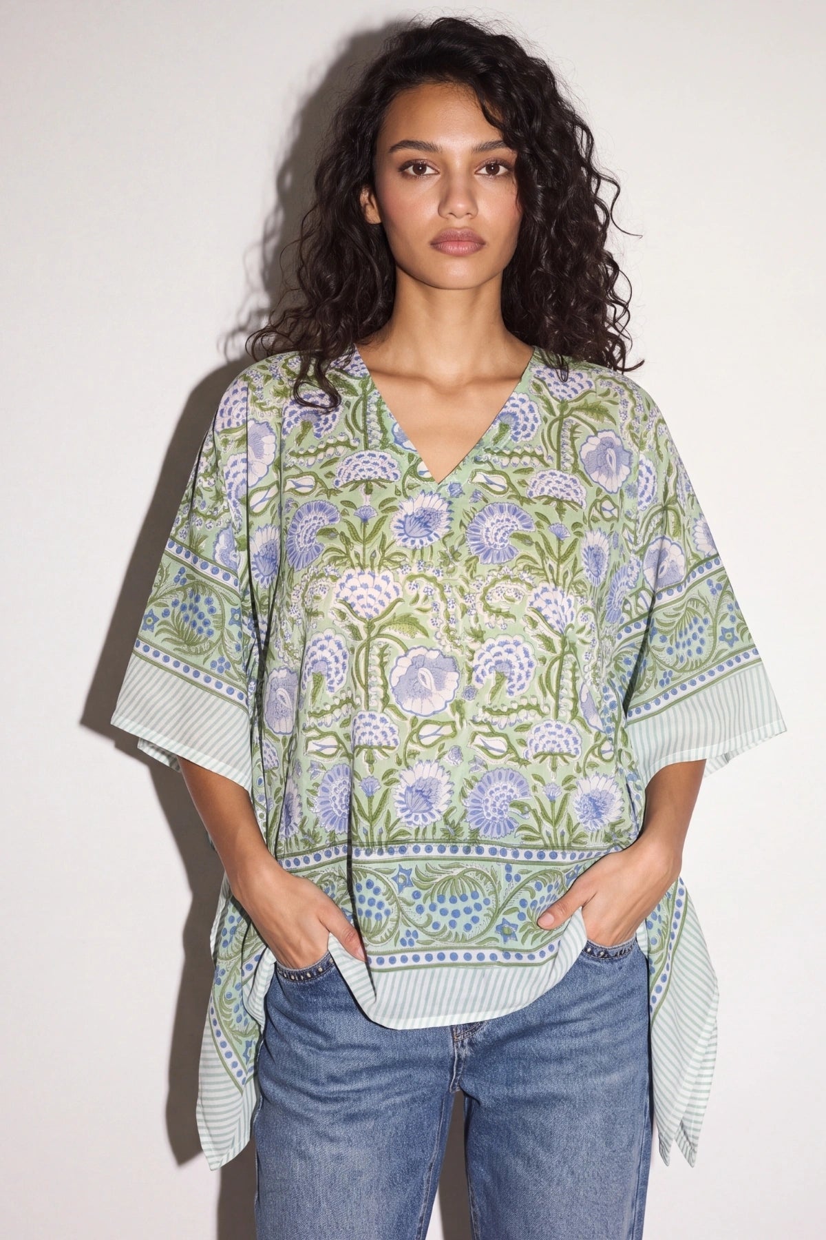 Jardinière Kaftan Top - Dorie Atelier