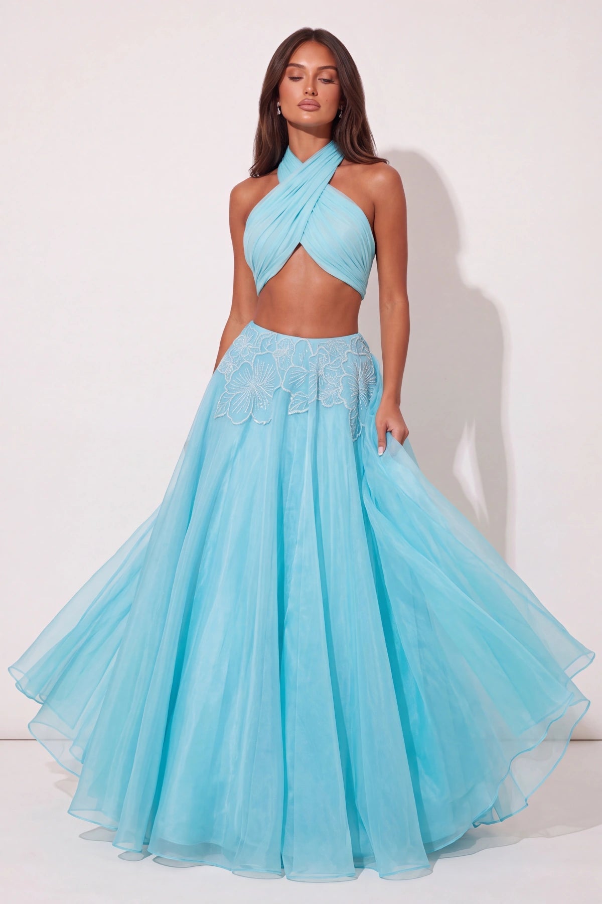 Lagon Lehenga Set - Dorie Atelier