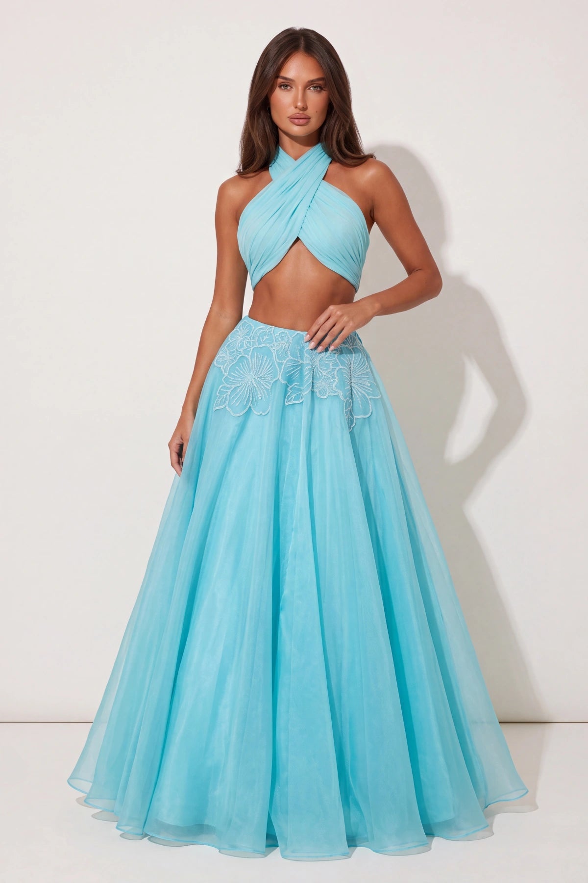 Lagon Lehenga Set - Dorie Atelier