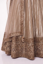 Laiton Anarkali Suit - Dorie Atelier