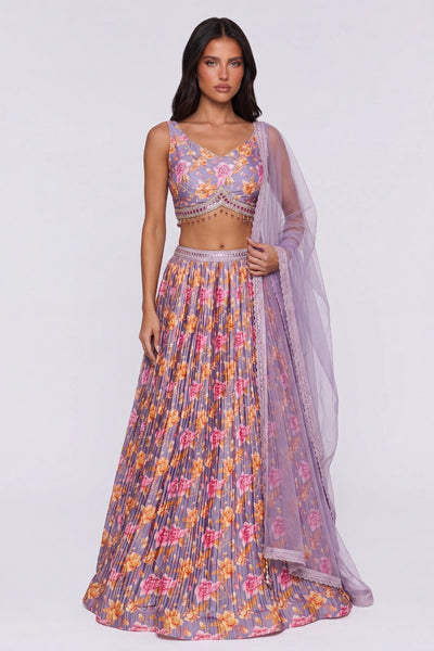 Mauverose Lehenga Set