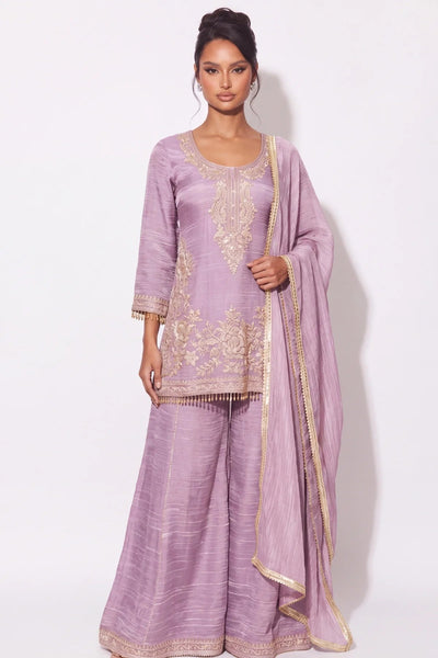 Lilas Sharara Suit