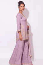 Lilas Sharara Suit - Dorie Atelier