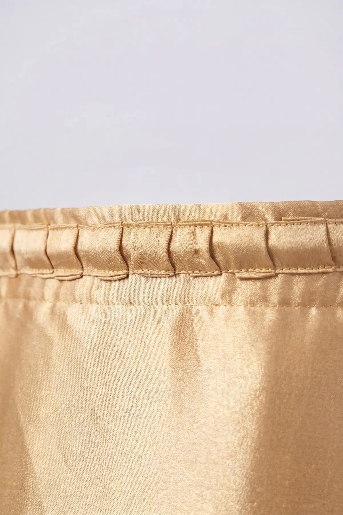 Liquid Gold Pre-Pleated Saree - Dorie Atelier