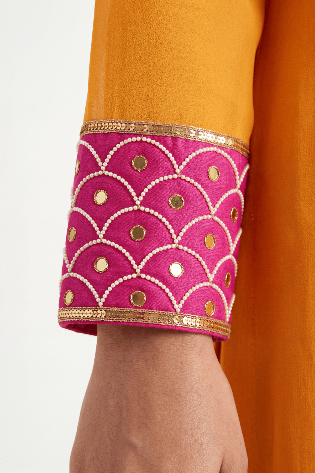 Marigold Salwar Suit - Dorie Atelier