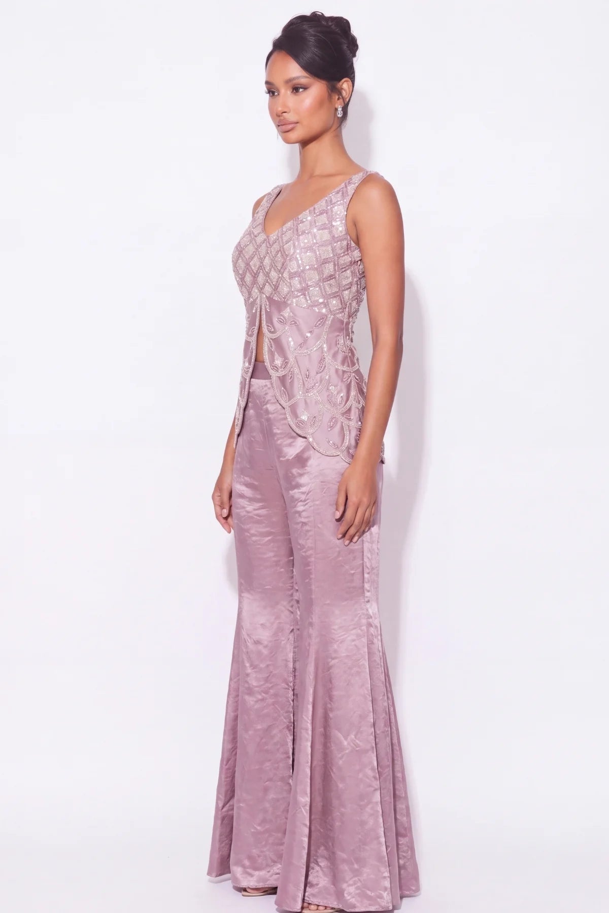 Mauve Écaille Co-ord Set - Dorie Atelier