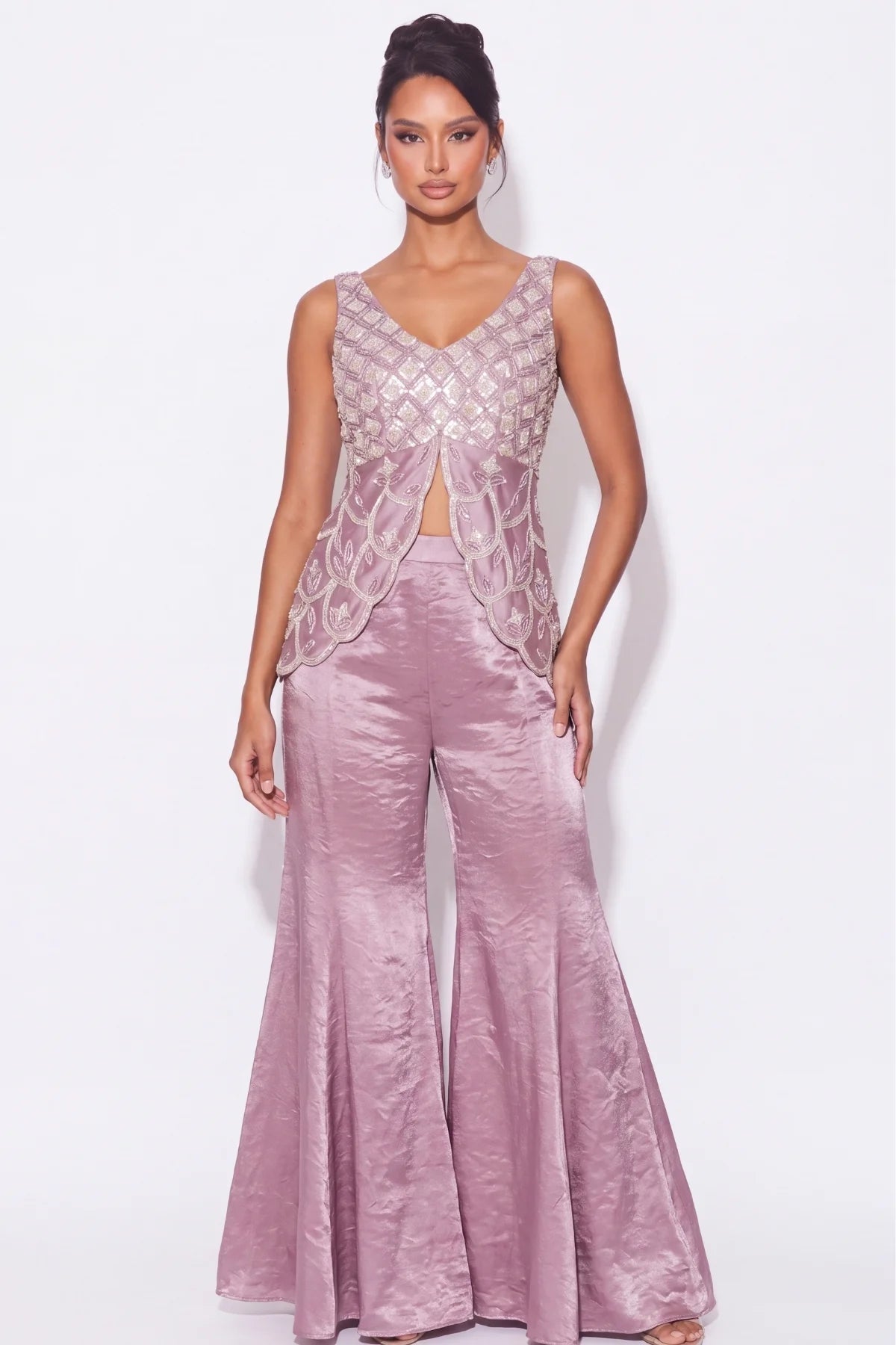 Mauve Écaille Co-ord Set - Dorie Atelier