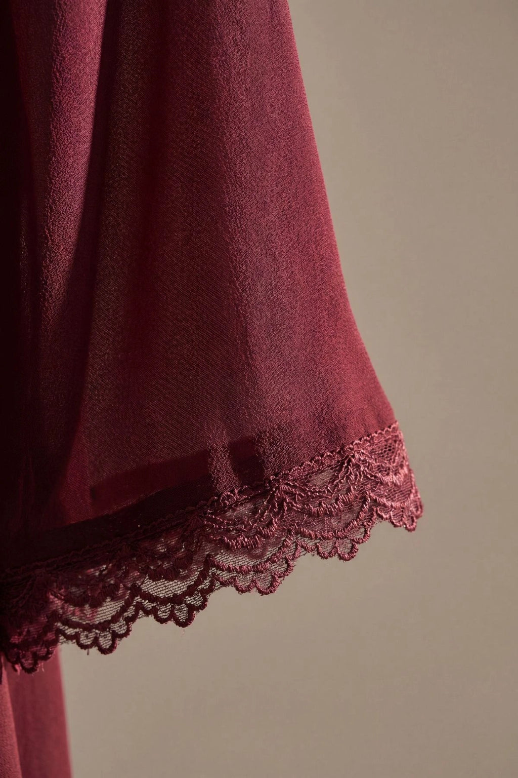 Merlot Anarkali Set - Dorie Atelier