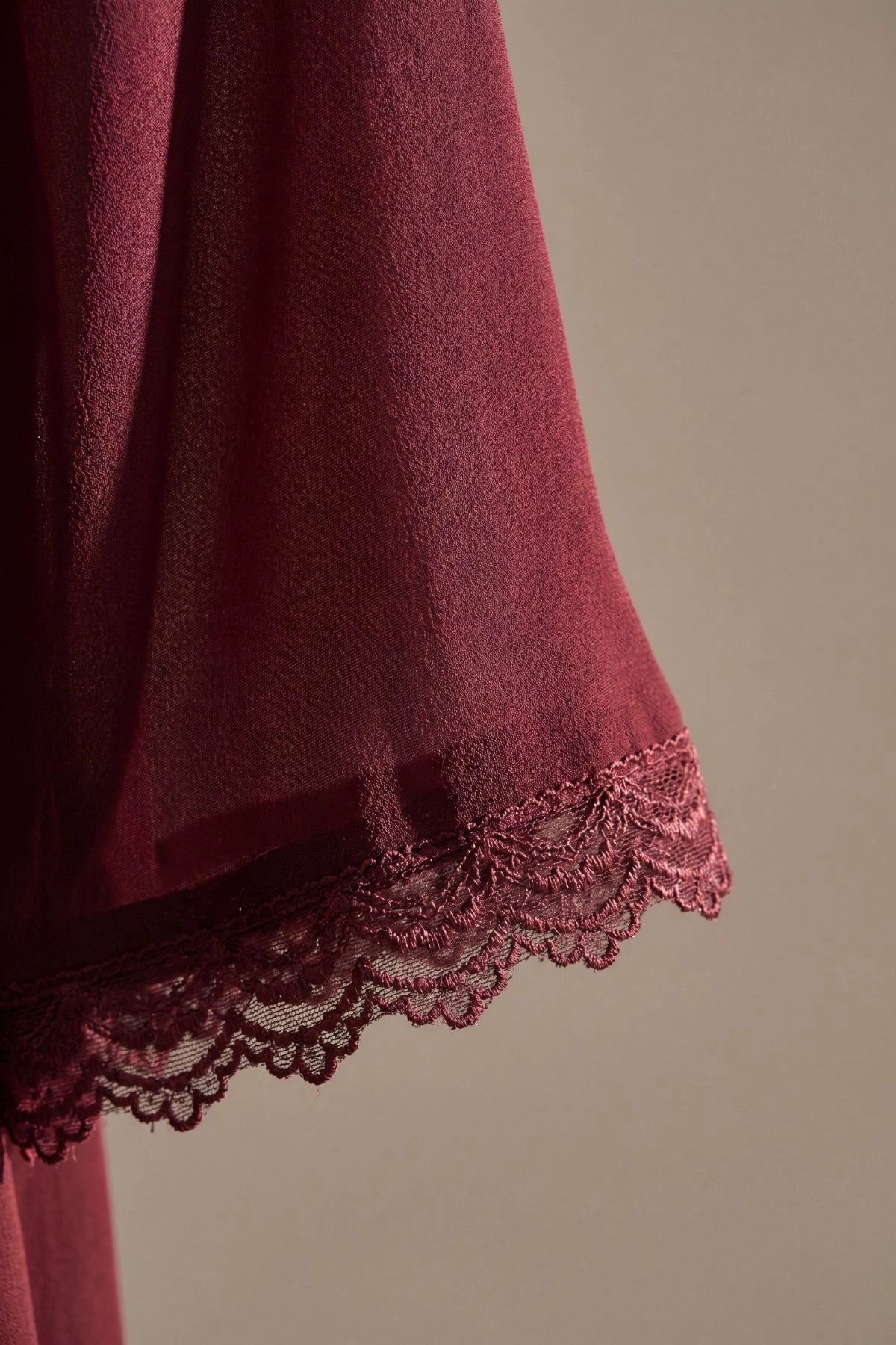 Merlot Anarkali Set - Dorie Atelier