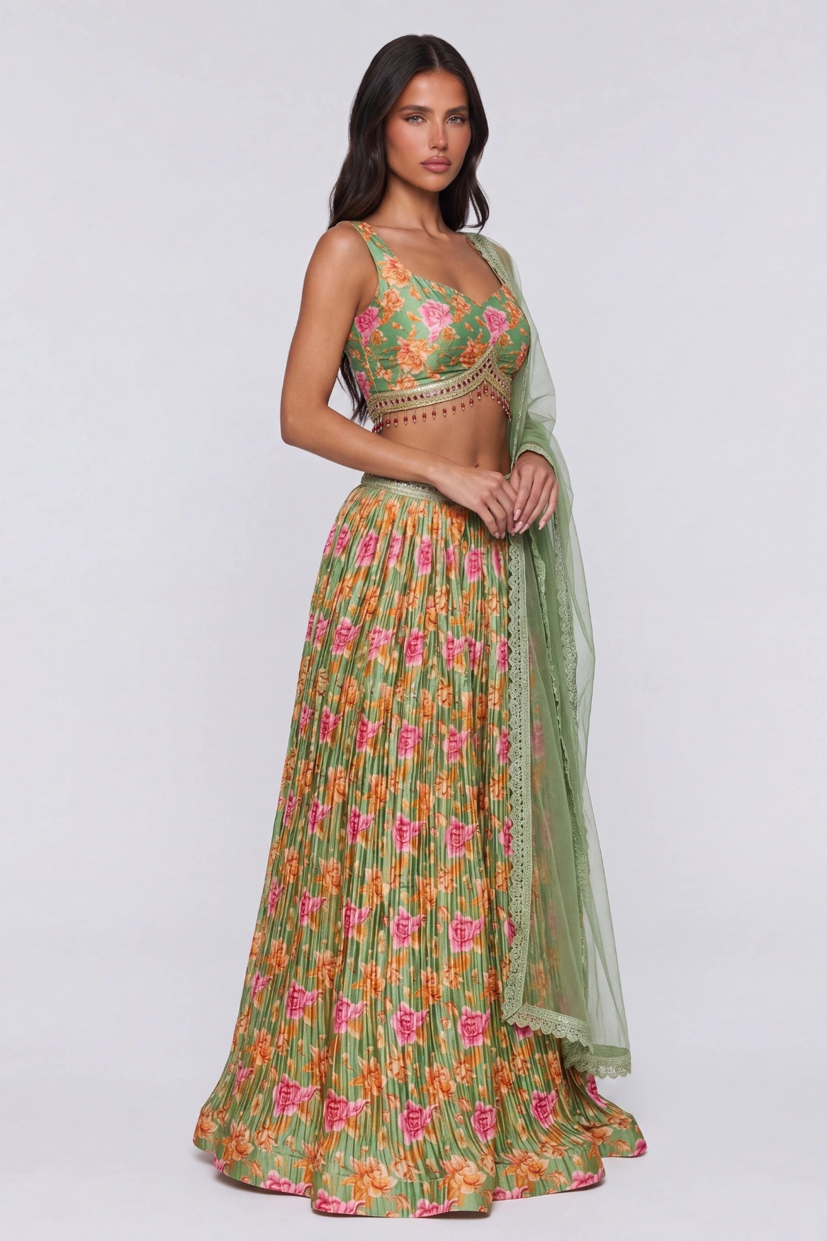 Verveine Lehenga Set