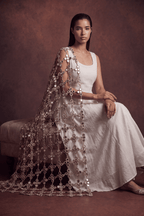 Mirror Veil Dupatta - Dorie Atelier