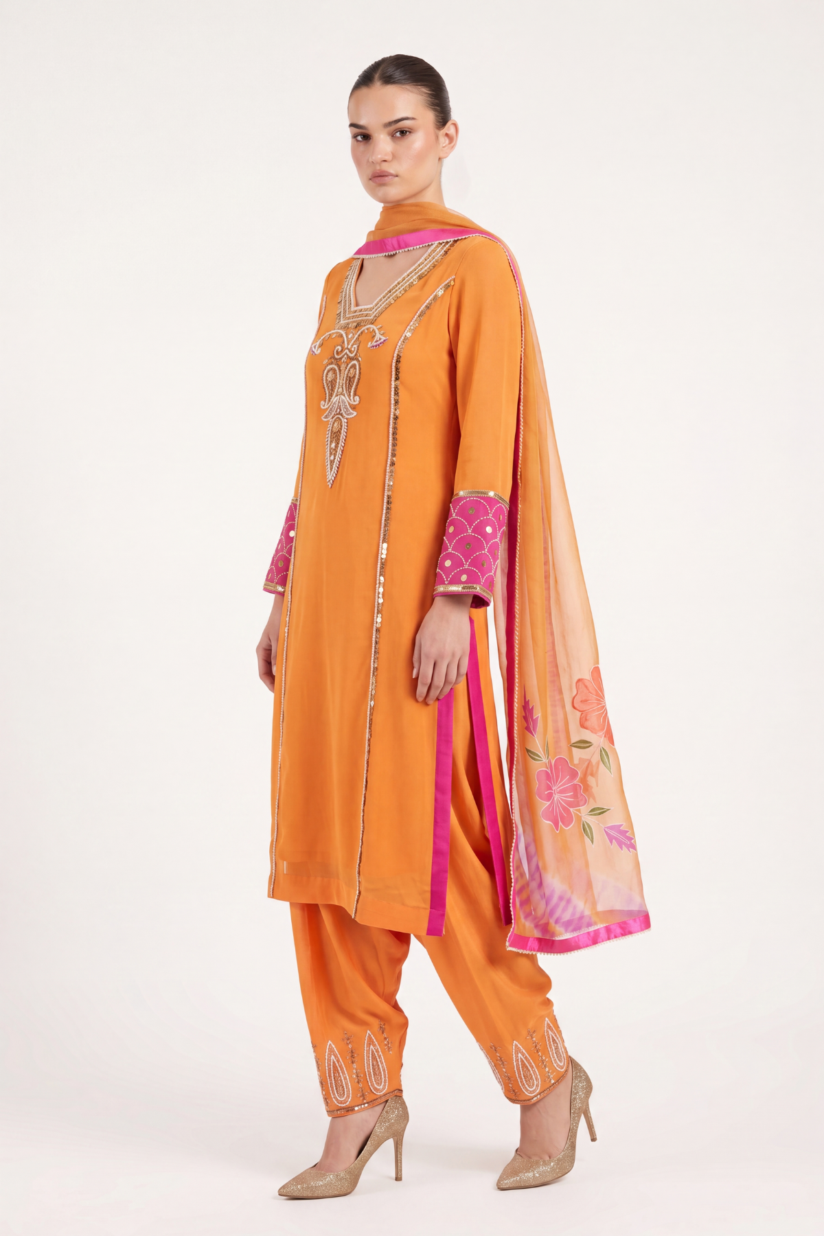 Marigold Salwar Suit