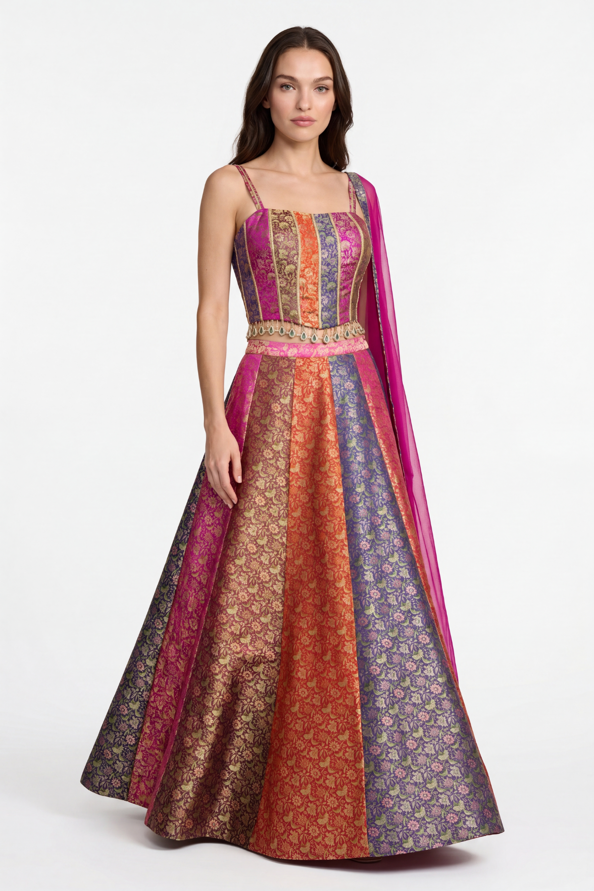 Mosaïque Lehenga Set