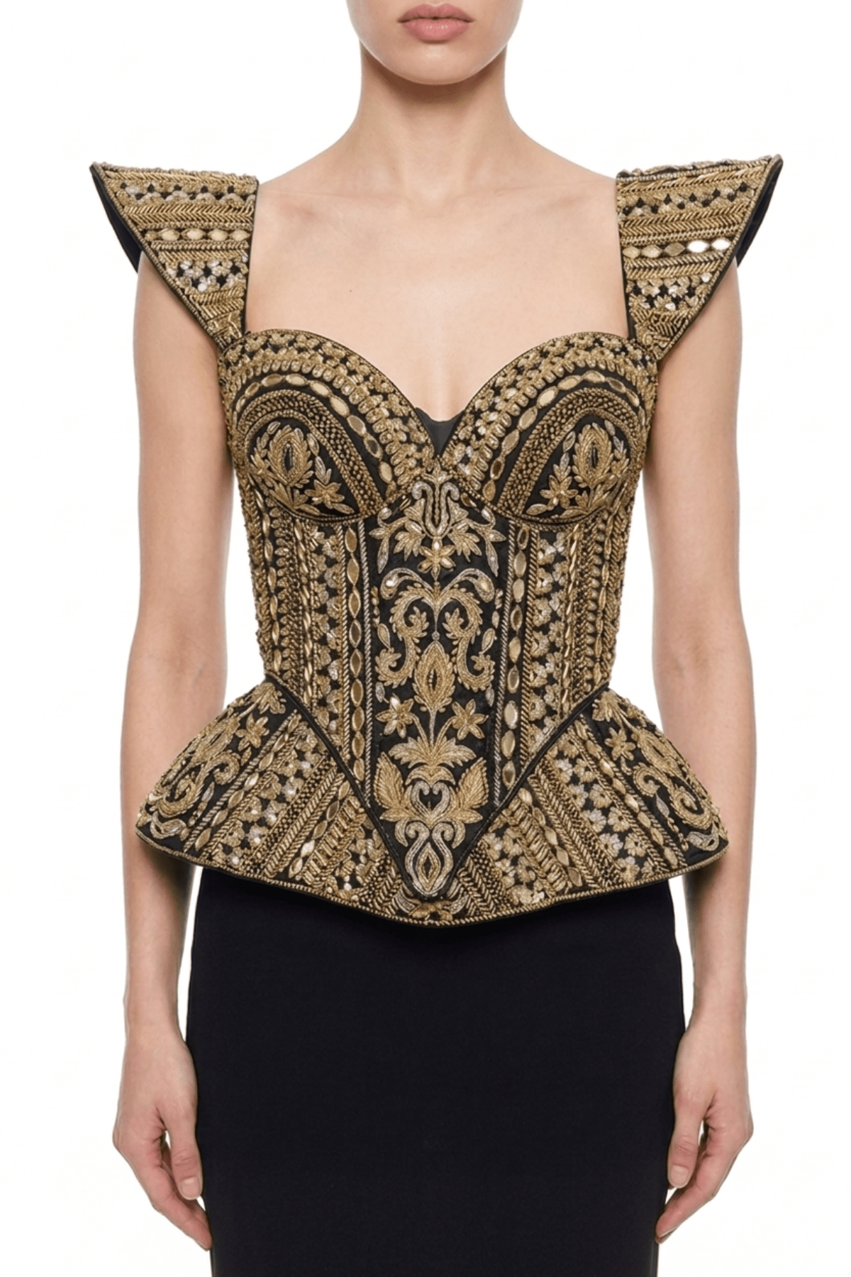 Noir Mandira Corset - Dorie Atelier