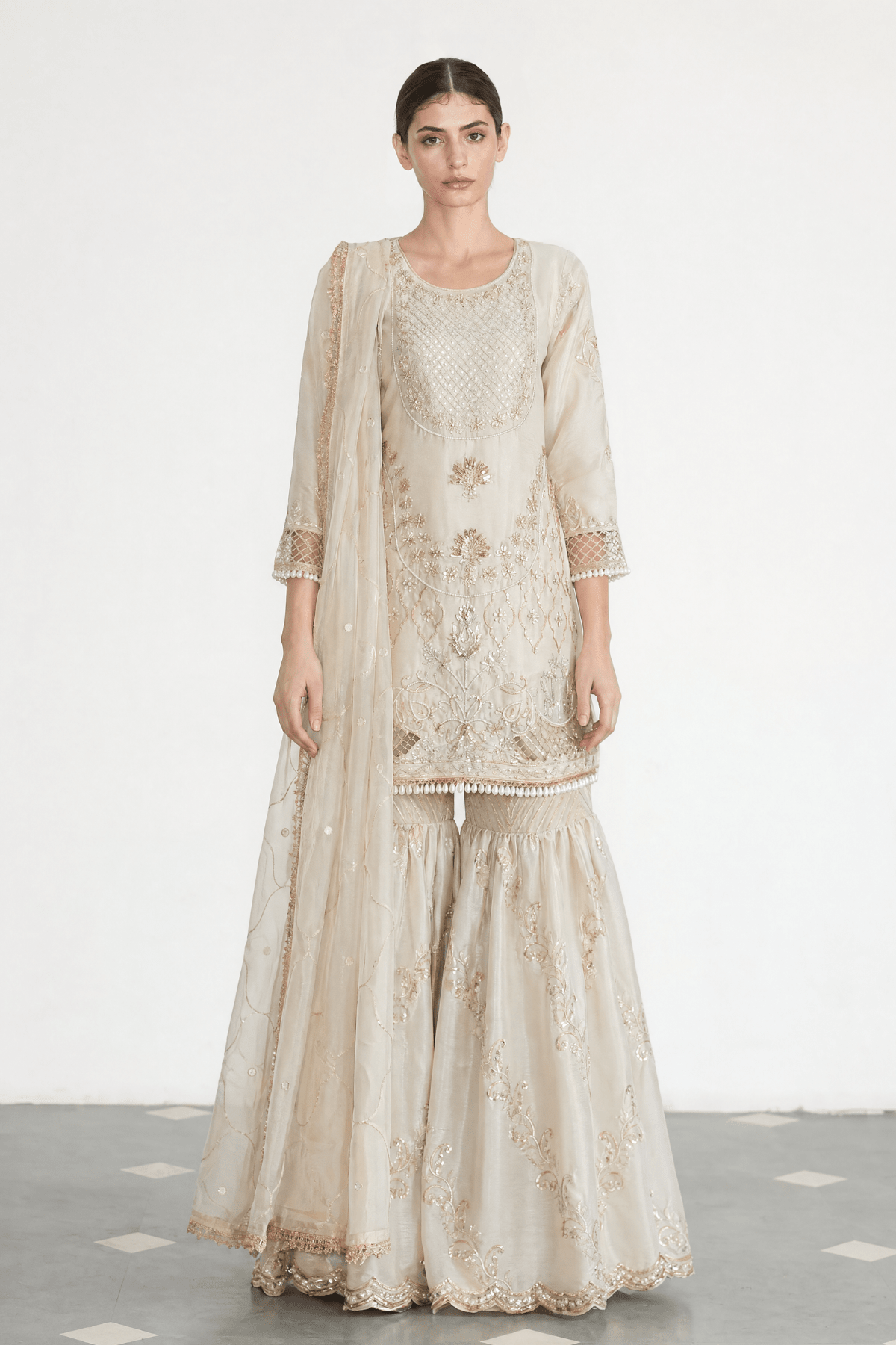 Nur Gharara Set - Dorie Atelier