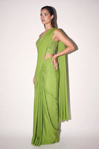 Olivier Pre-Pleated Saree - Dorie Atelier
