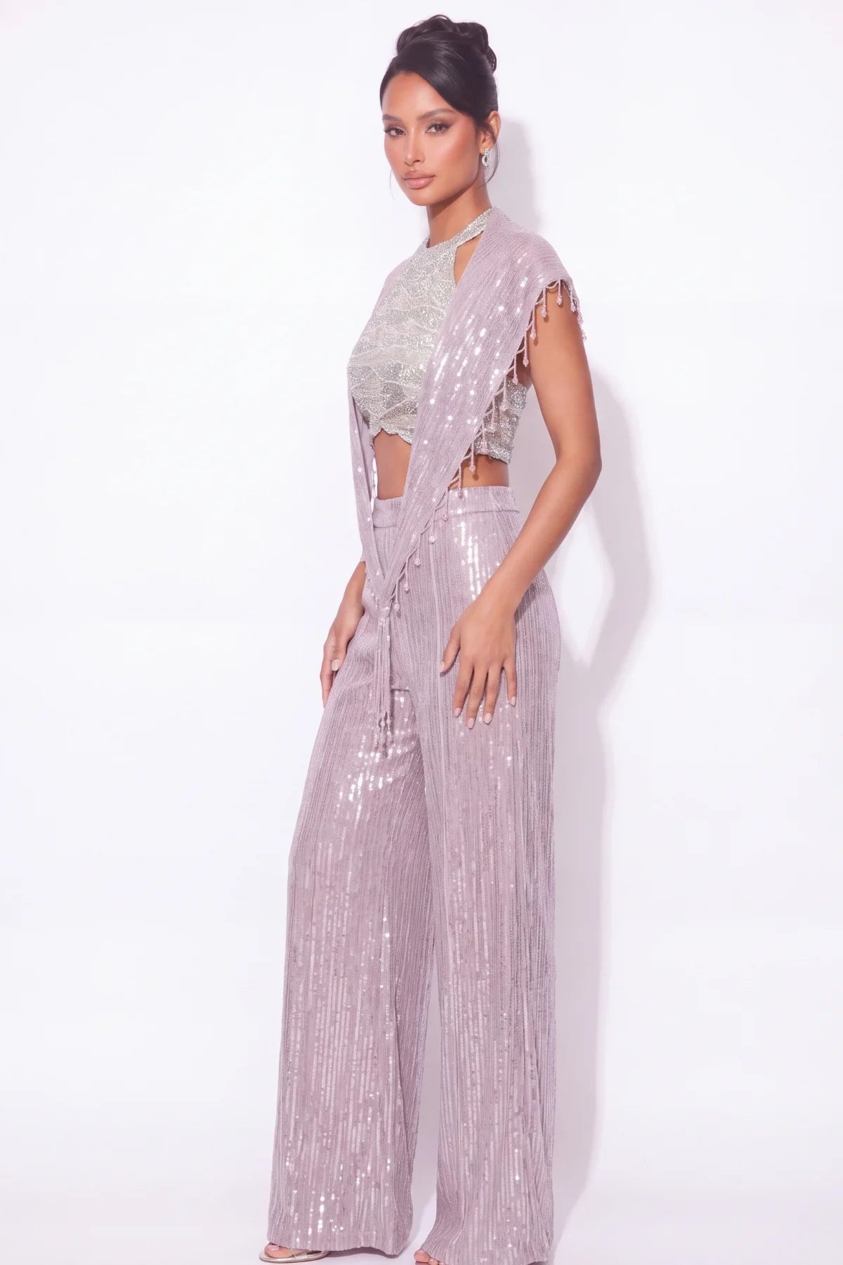 Parme Sequin Co-ord Set - Dorie Atelier