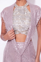 Parme Sequin Co-ord Set - Dorie Atelier