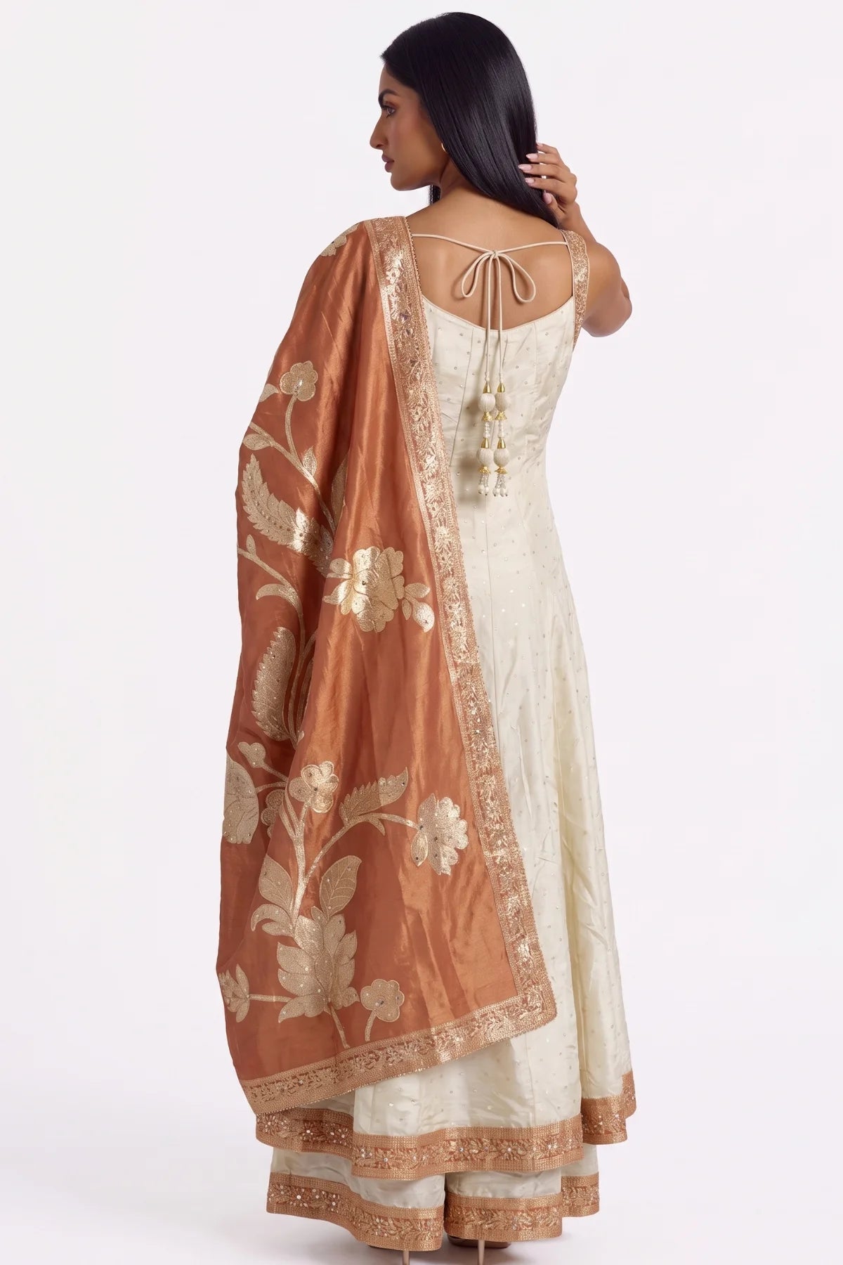 Patta Anarakli Sharara Suit - Dorie Atelier