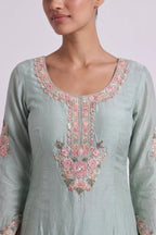 Pistache Sharara Suit - Dorie Atelier