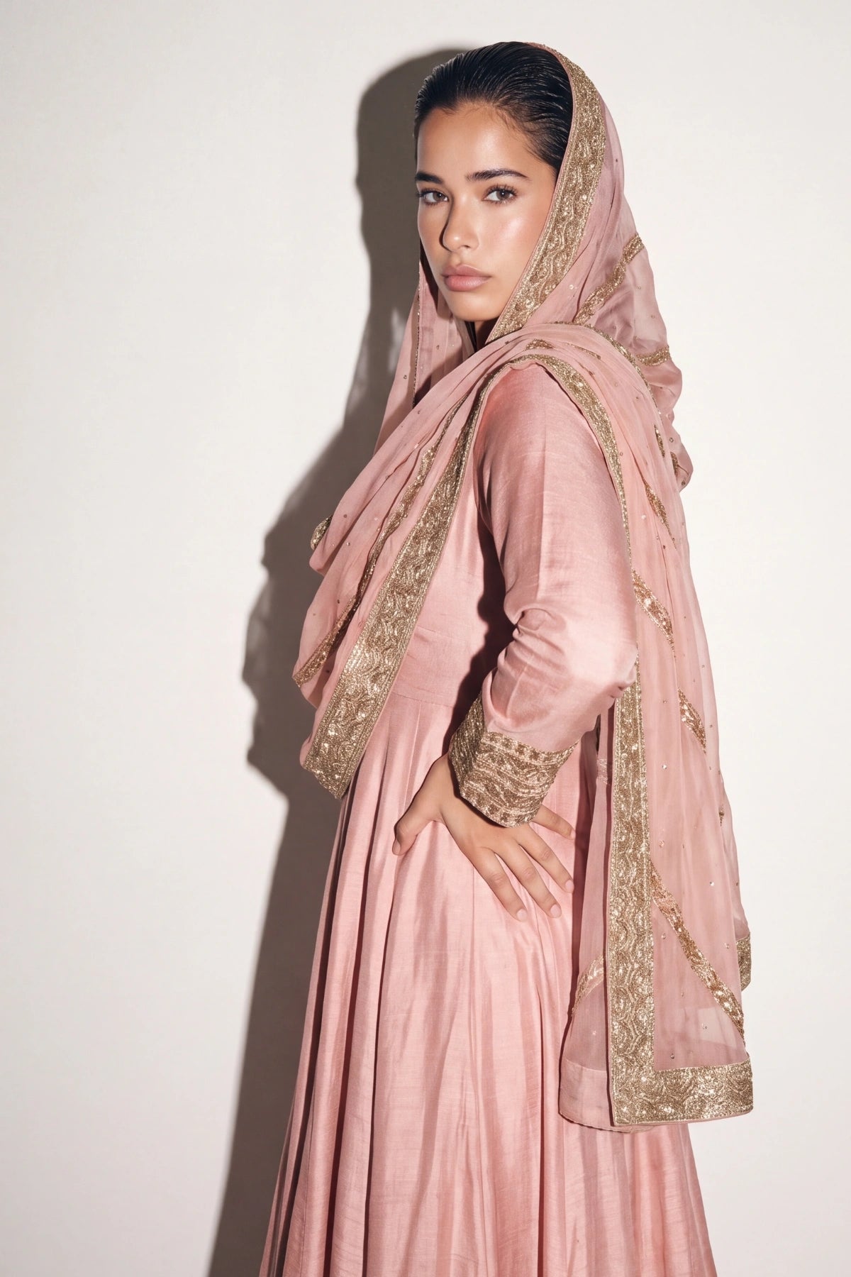 Poudre Anarkali Suit - Dorie Atelier