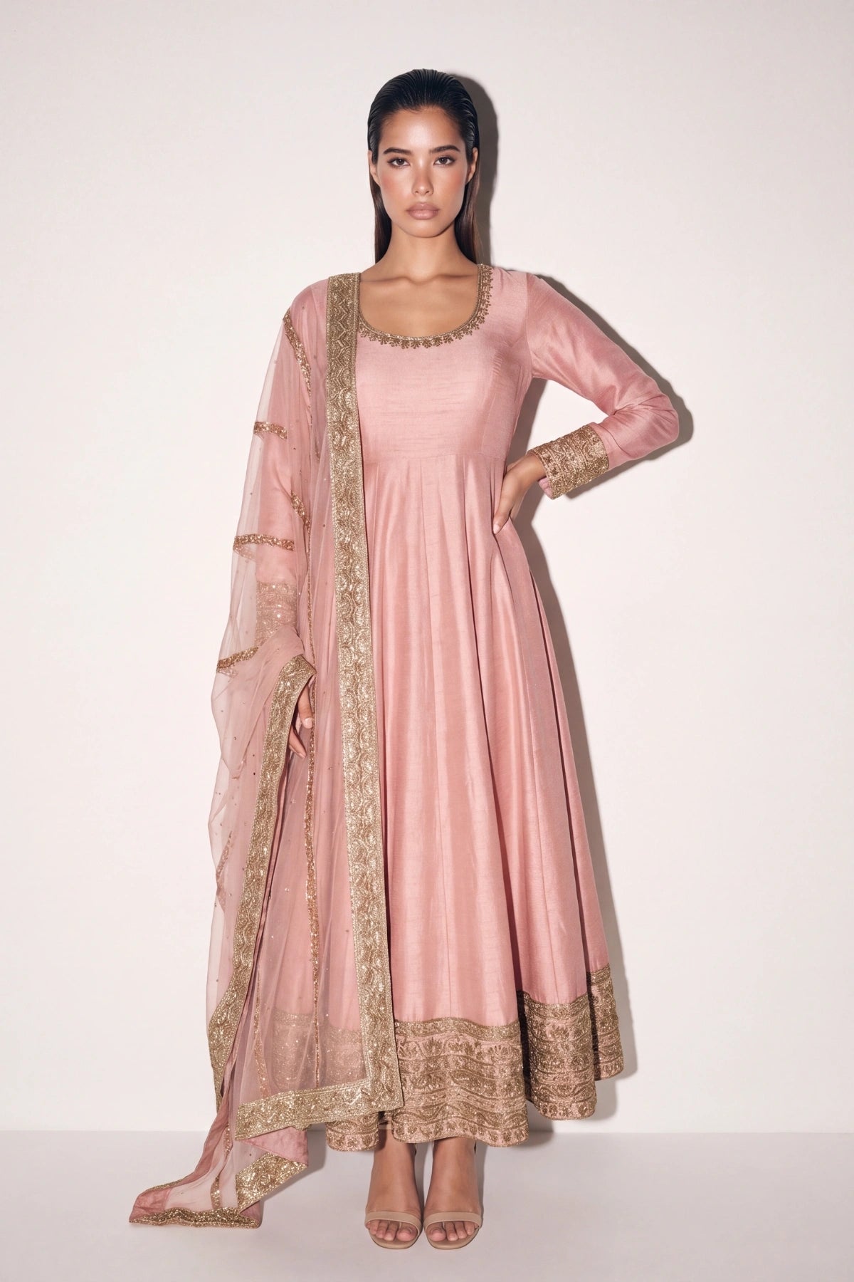 Poudre Anarkali Suit - Dorie Atelier