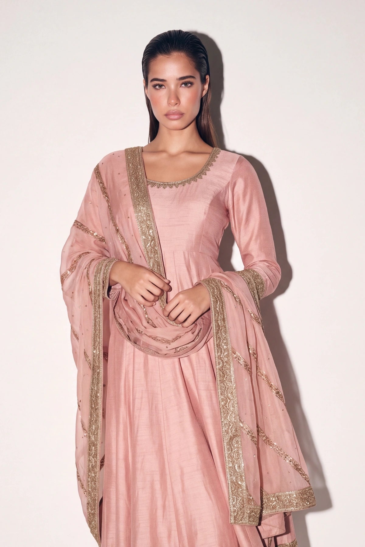 Poudre Anarkali Suit - Dorie Atelier