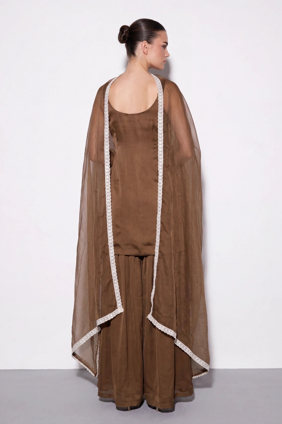 Qahwa Sharara Set - Dorie Atelier