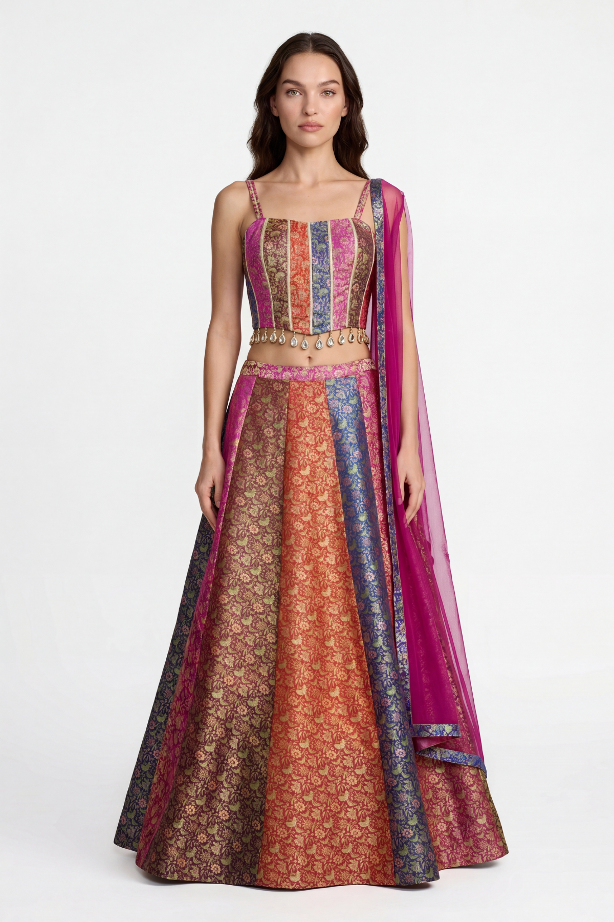 Mosaïque Lehenga Set