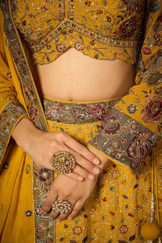 Royal Yellow Lehenga