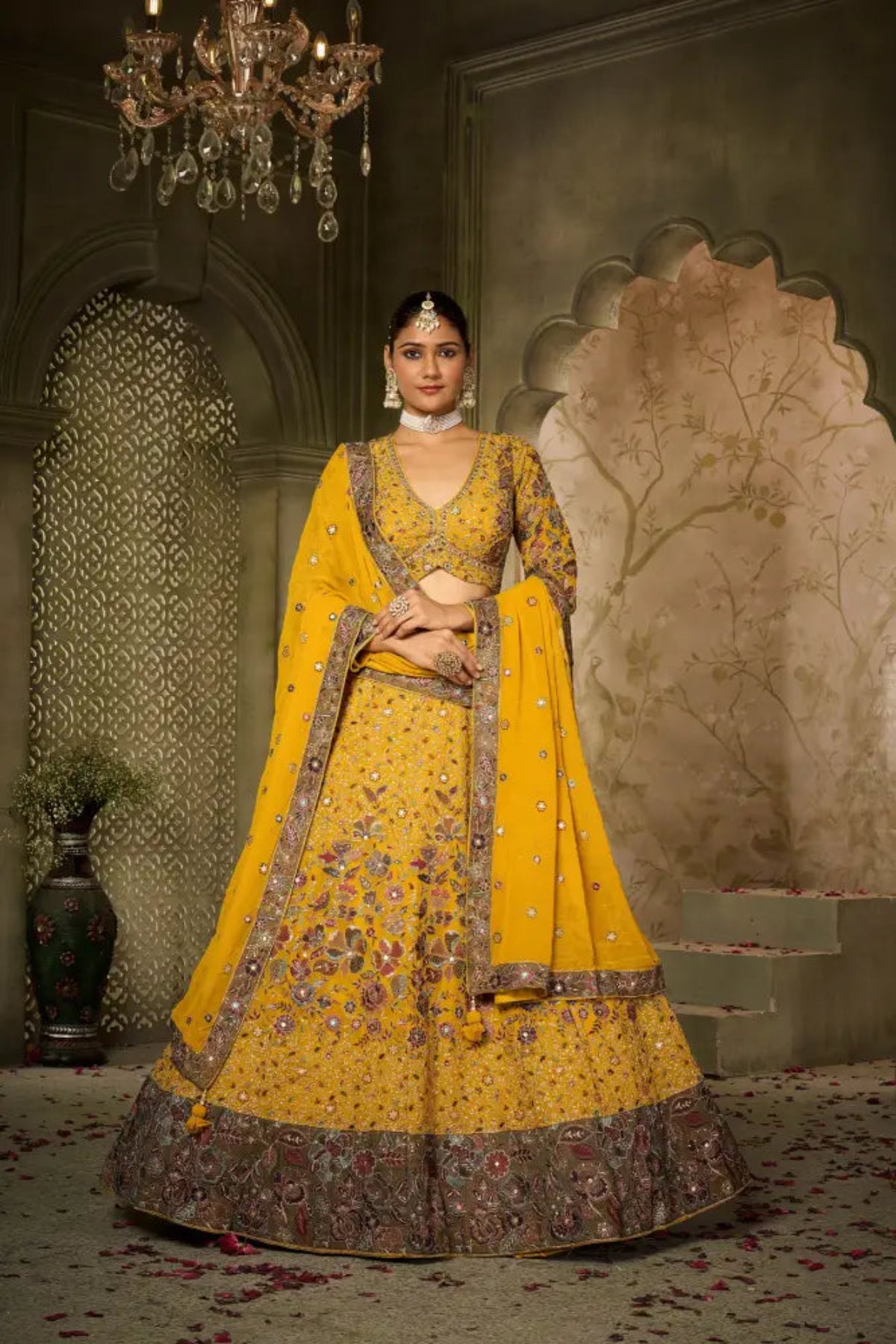 Royal Yellow Lehenga