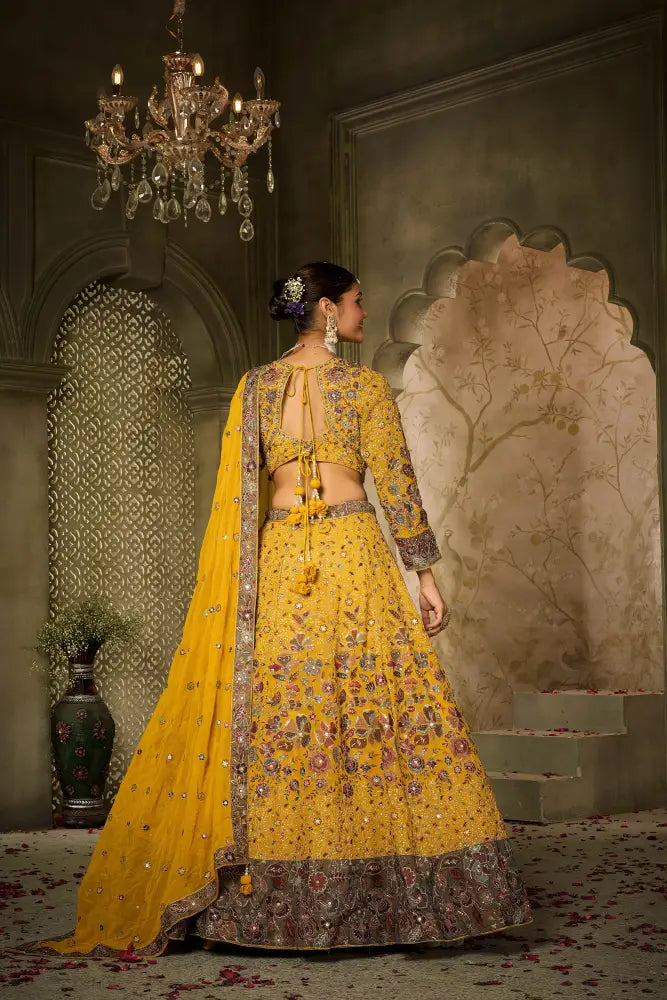 Royal Yellow Lehenga