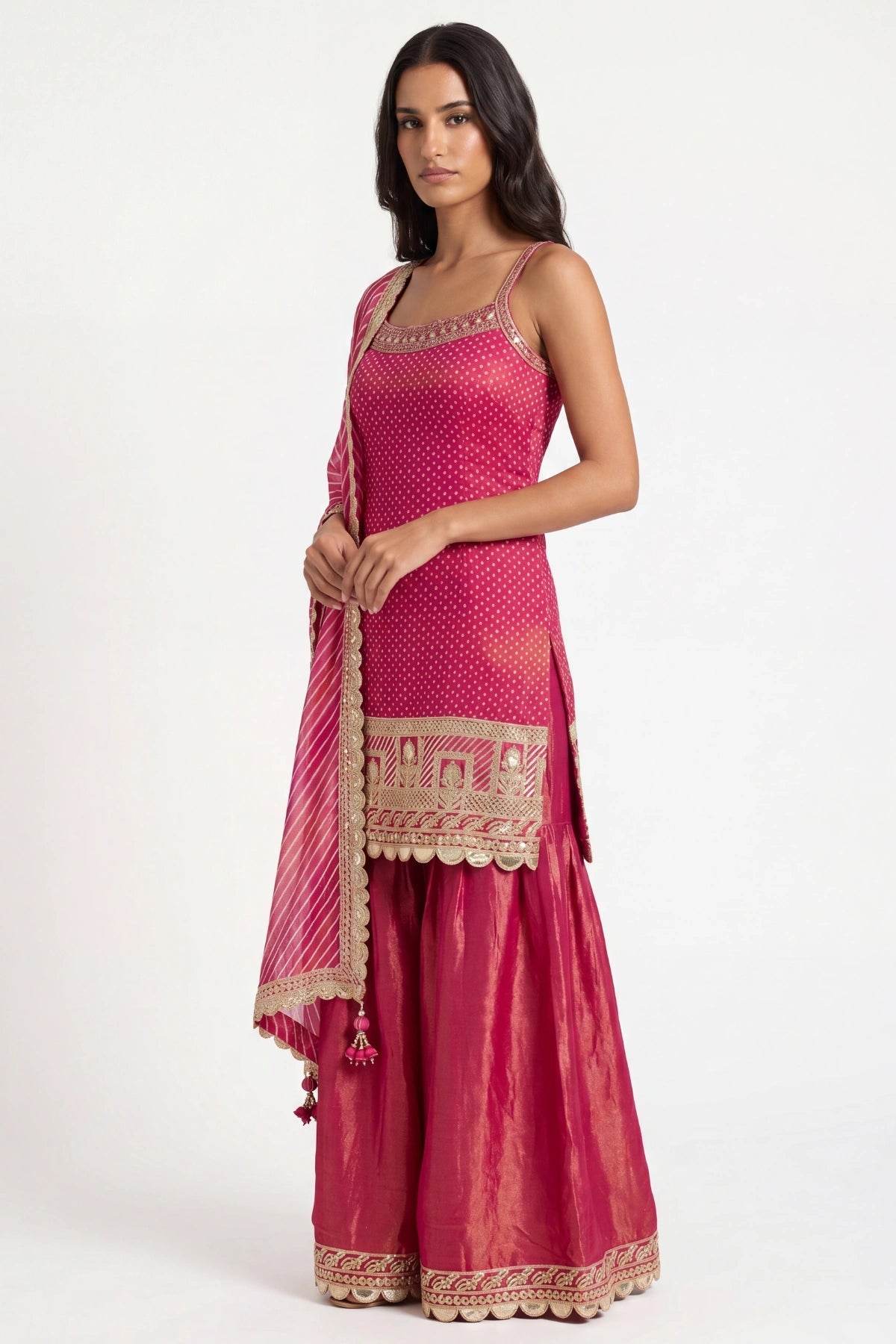 Rubis Sharara Suit - Dorie Atelier
