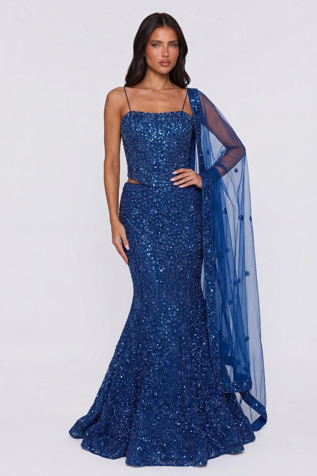 Saphir Lehenga Set - Dorie Atelier