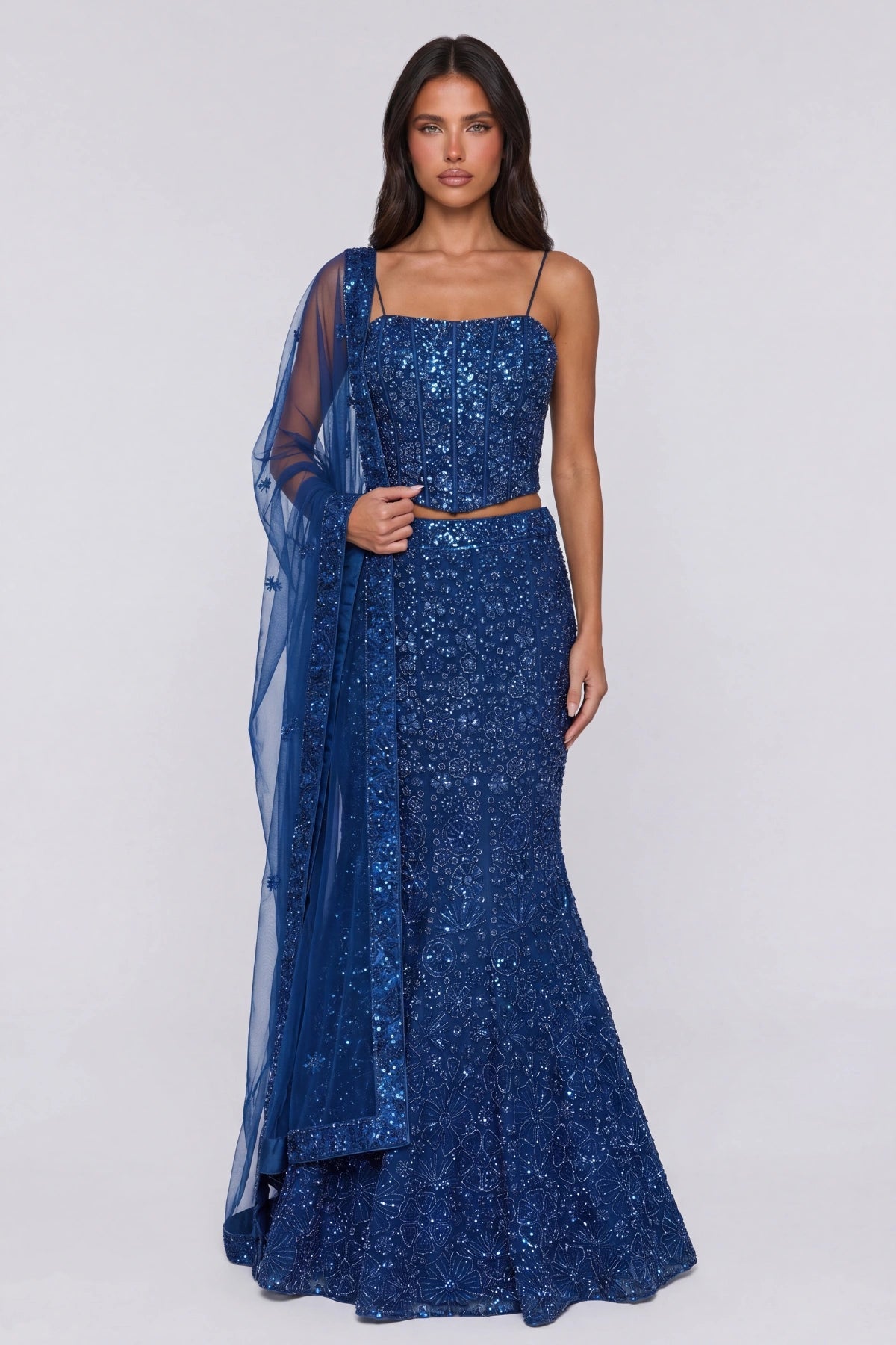 Saphir Lehenga Set - Dorie Atelier