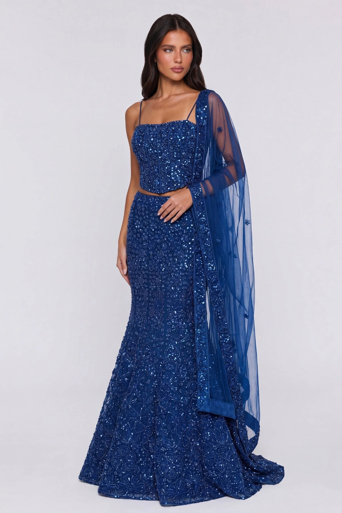 Saphir Lehenga Set - Dorie Atelier