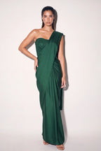 Sapin Pre-Pleated Saree - Dorie Atelier