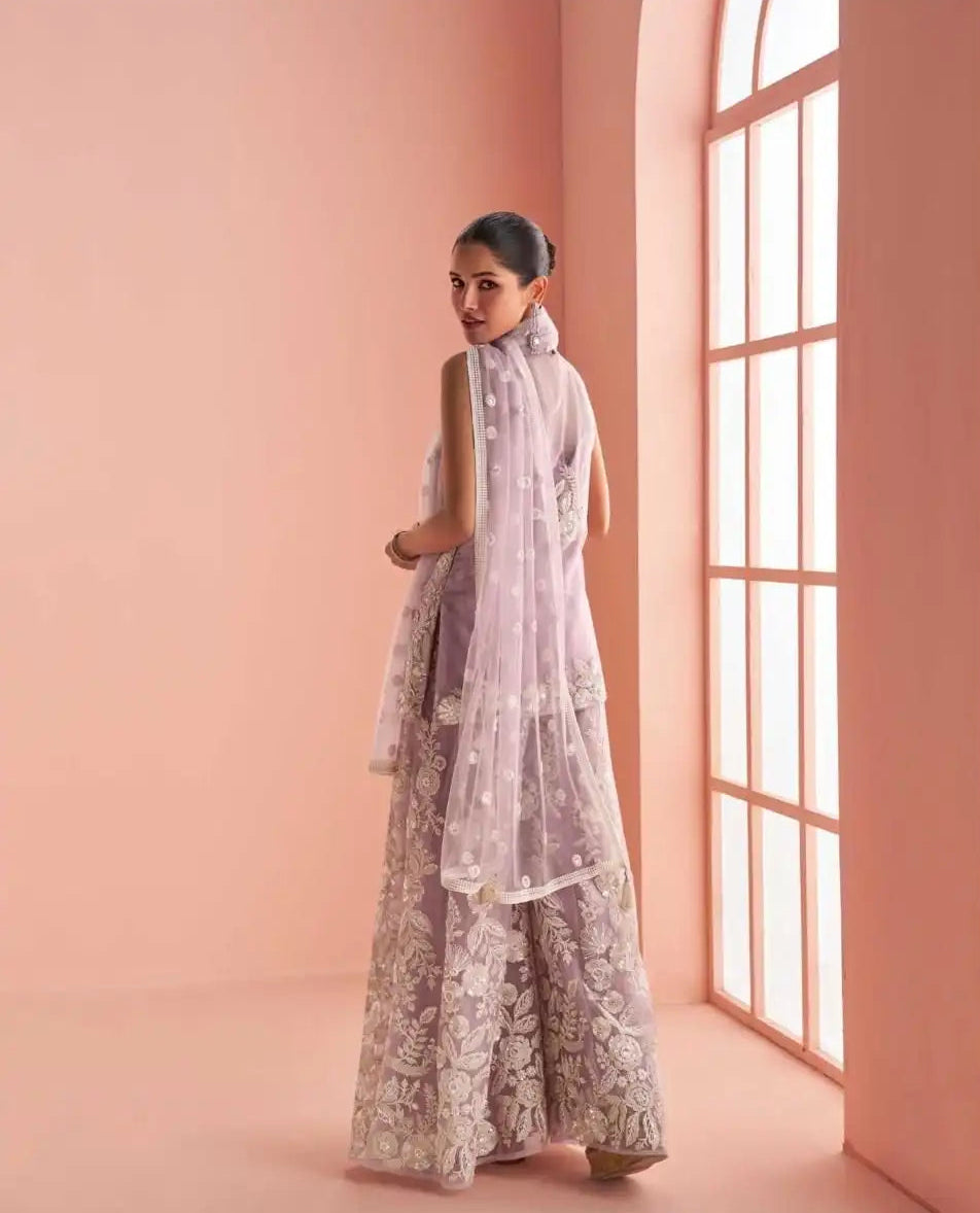 Mauve Vine Halter Set