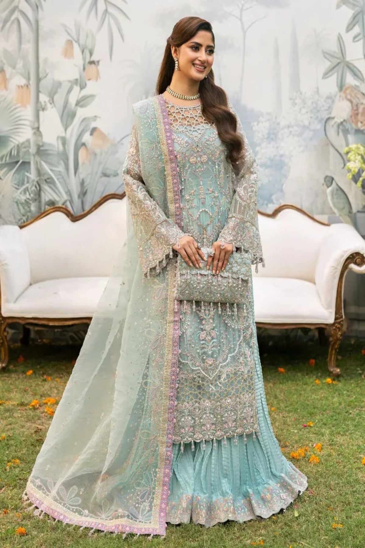 Soft Blue Suit - Dorie