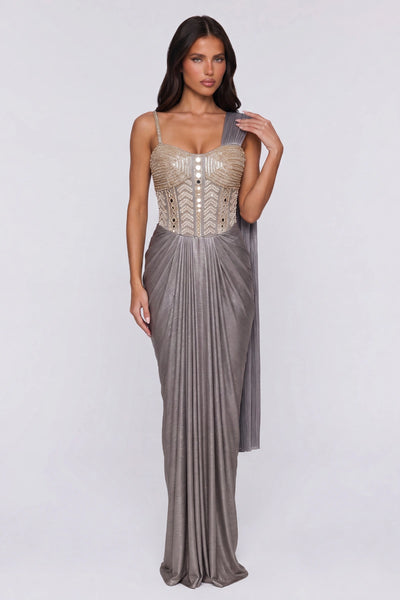 Étain Saree Gown