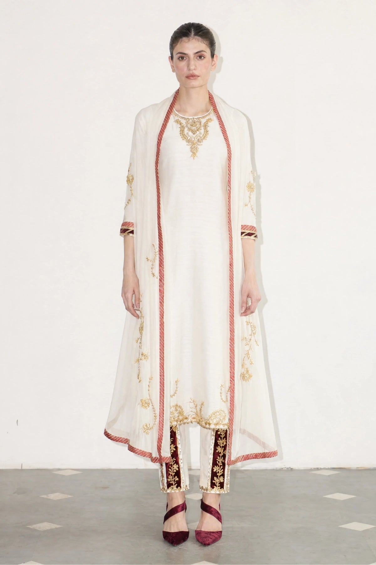 Velours Pajami Suit Set - Dorie Atelier