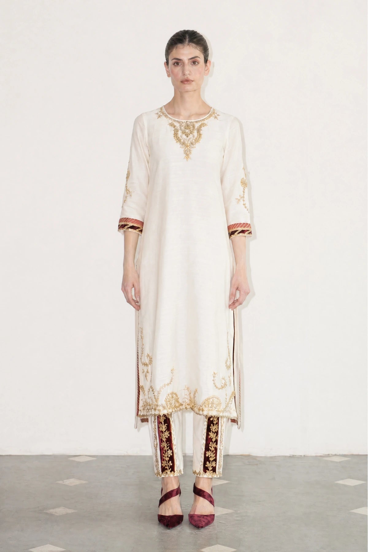 Velours Pajami Suit Set - Dorie Atelier