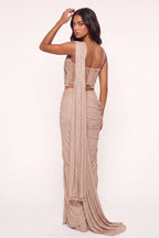Vermeil Pre-Draped Saree - Dorie Atelier