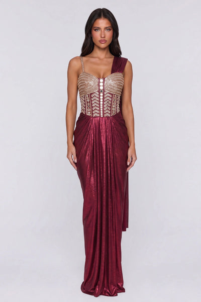 Grenache Saree Gown