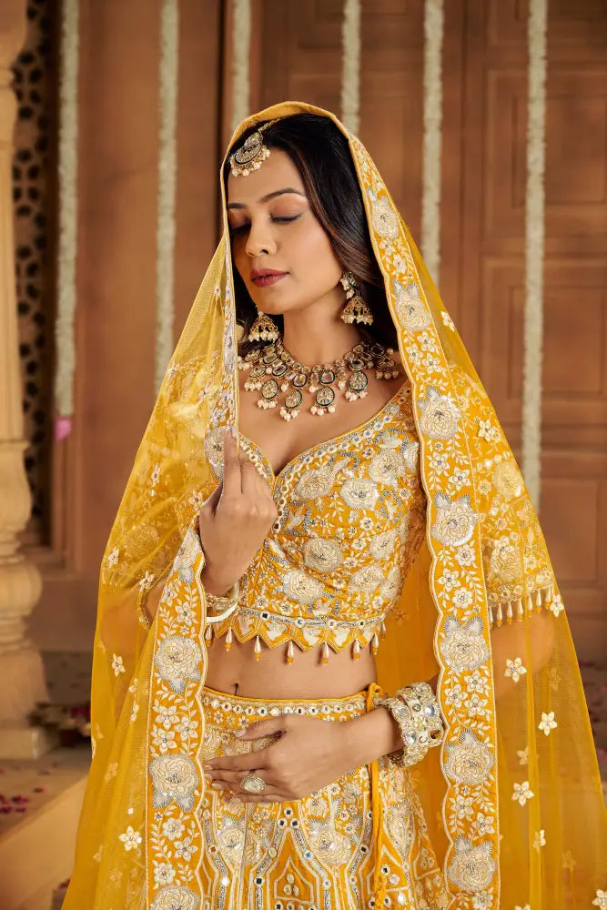 Marigold Glow Lehenga